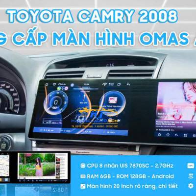 M&agrave;n h&igrave;nh android d&agrave;i Omas A11 xe Camry 2010