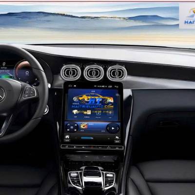 N&acirc;ng cấp m&agrave;n h&igrave;nh Mercedes GLC 2015 l&ecirc;n 2024