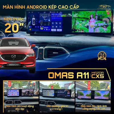 M&agrave;n h&igrave;nh android Omas A11 xe Mazda CX5