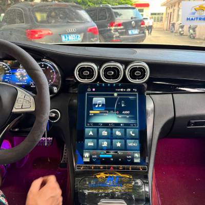 N&acirc;ng cấp m&agrave;n h&igrave;nh Mercedes C 2015 l&ecirc;n 2024