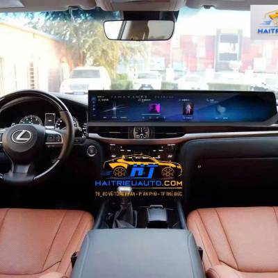 N&acirc;ng cấp m&agrave;n h&igrave;nh xe Lexus LX570 l&ecirc;n LX670