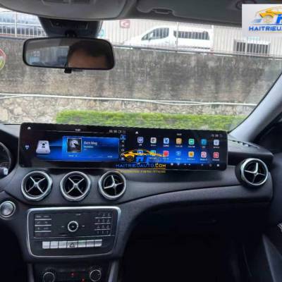 M&agrave;n h&igrave;nh android Omas A12 xe Mercedes CLA