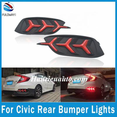 Đ&egrave;n cản Honda Civic 2017