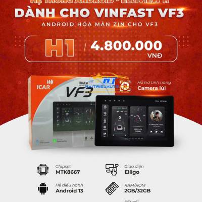 M&agrave;n h&igrave;nh Android Elliview MHU VF3