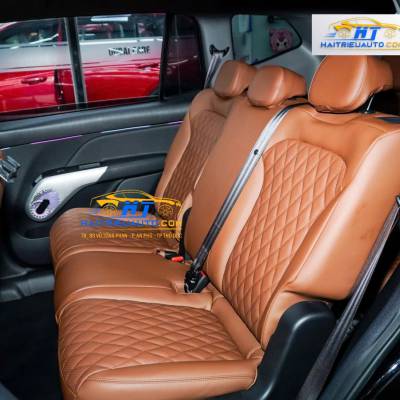 Mẫu ghế da xe Vinfast Limo Green   