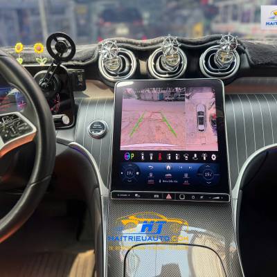 N&acirc;ng cấp camera 360 xe Mercedes C 2022