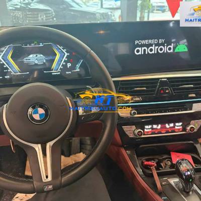 N&acirc;ng cấp m&agrave;n h&igrave;nh android xe BMW 520 l&ecirc;n 2020