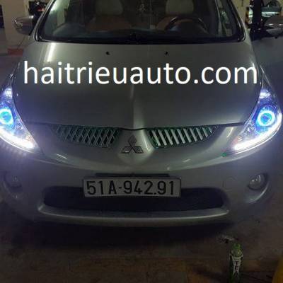 độ đ&egrave;n bi xenon cho xe Mitsubishi Grandis