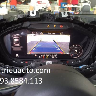 Lắp camera l&ugrave;i cho xe Audi TT
