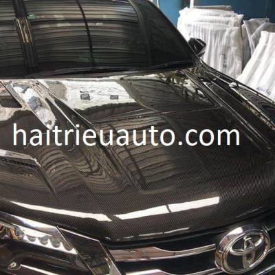 độ nắp cap po cacbon cho xe fortuner 