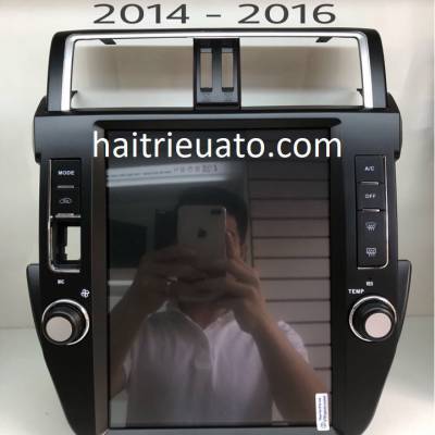 M&agrave;n h&igrave;nh tesla cho xe Toyota Land Cruiser Prado 2014-2017