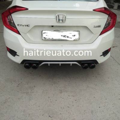 độ mẫu p&ocirc; tr&ograve;n cho xe  honda civic 2017