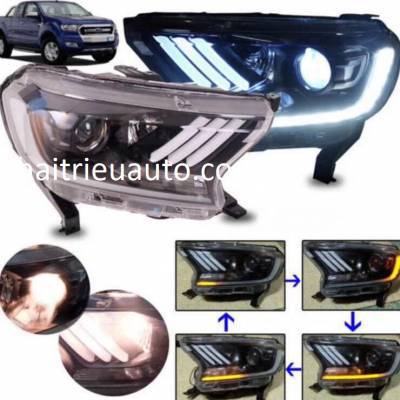 đ&egrave;n pha độ nguy&ecirc;n bộ xe ford ranger 2018